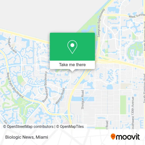 Biologic News map