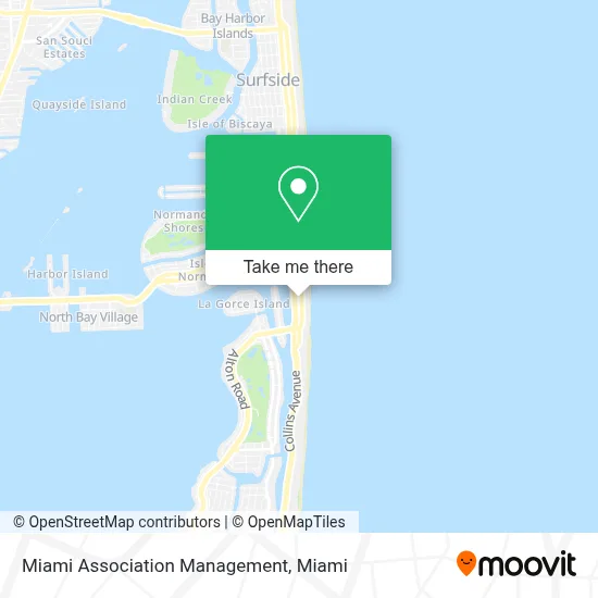 Miami Association Management map