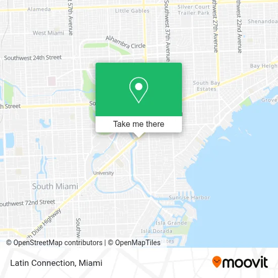 Latin Connection map