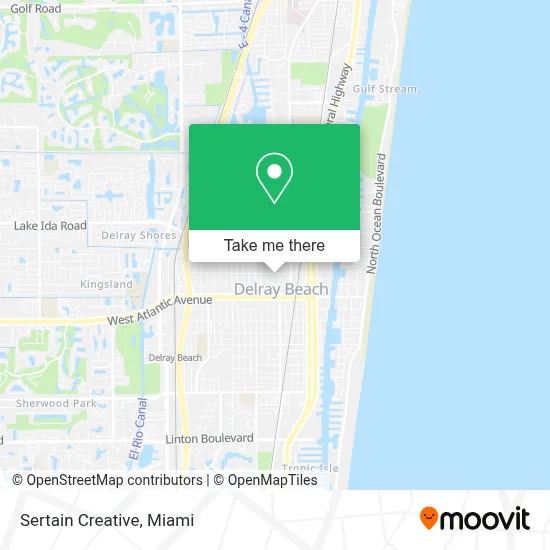 Sertain Creative map