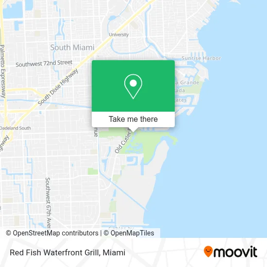 Red Fish Waterfront Grill map