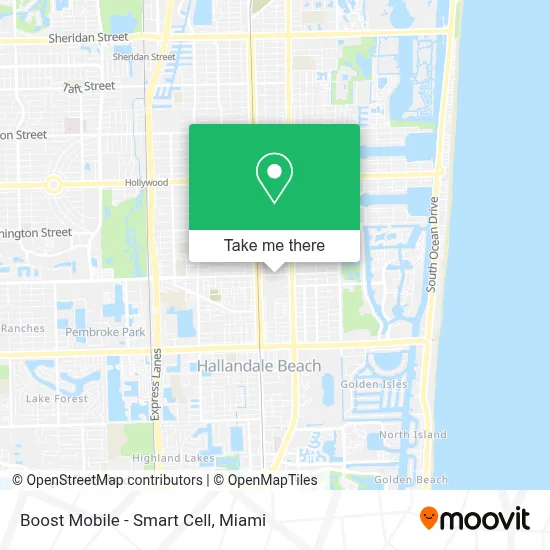 Boost Mobile - Smart Cell map