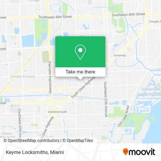 Keyme Locksmiths map