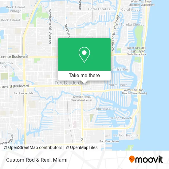 Custom Rod & Reel map