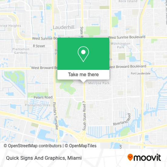 Quick Signs And Graphics map