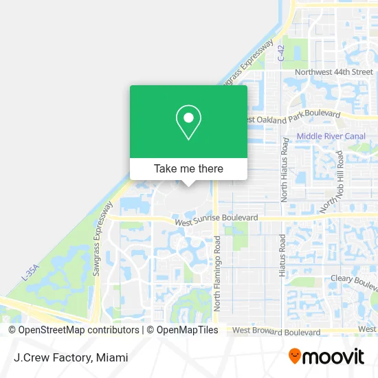 J.Crew Factory map