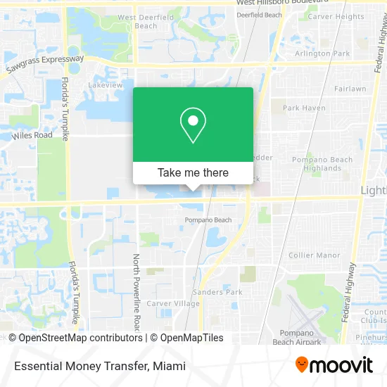 Essential Money Transfer map