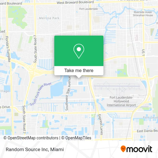 Random Source Inc map