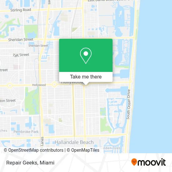 Repair Geeks map