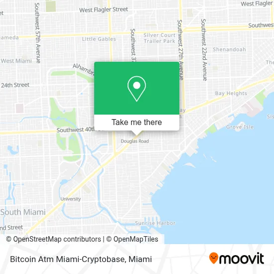 Bitcoin Atm Miami-Cryptobase map