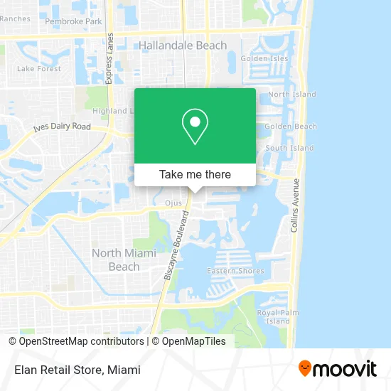 Elan Retail Store map