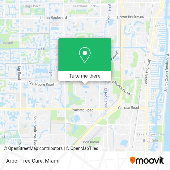 Arbor Tree Care map
