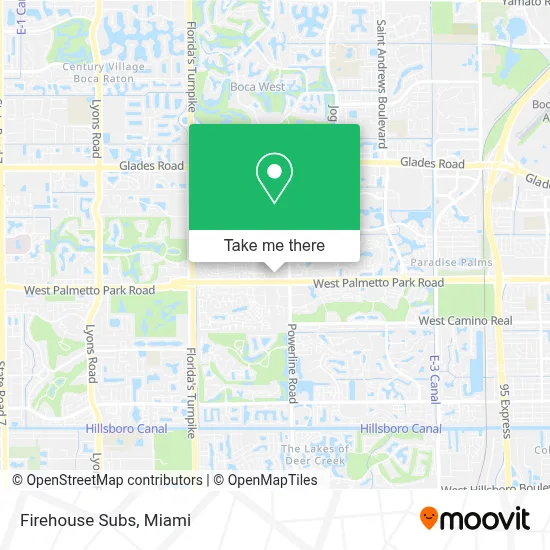 Firehouse Subs map