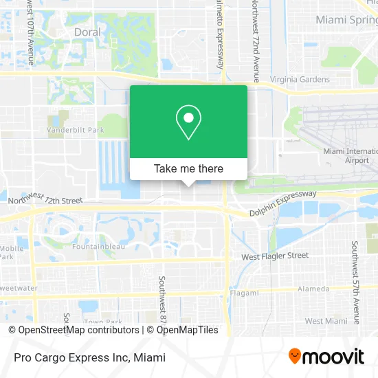 Pro Cargo Express Inc map