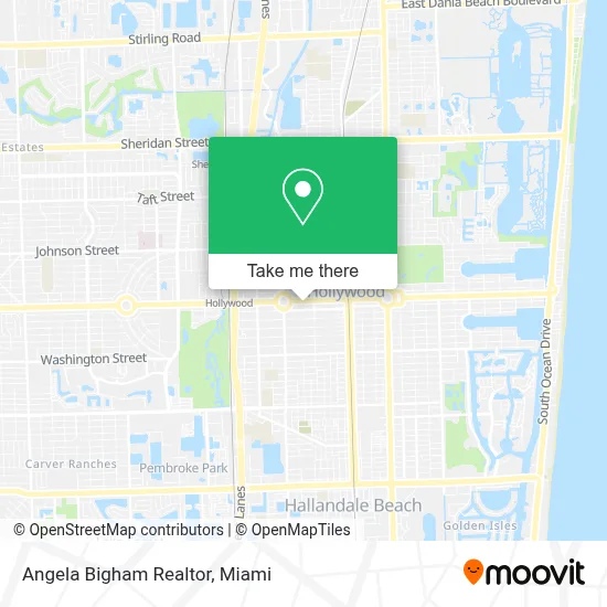 Angela Bigham Realtor map
