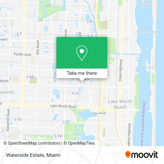 Waterside Estate map