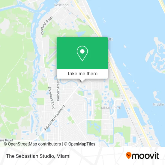 The Sebastian Studio map