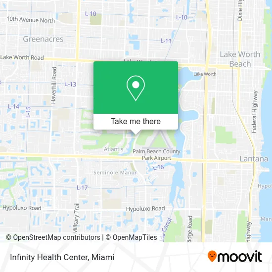 Infinity Health Center map
