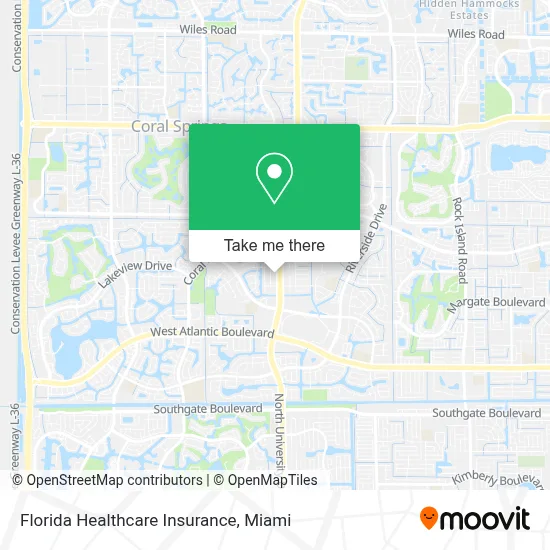 Florida Healthcare Insurance map