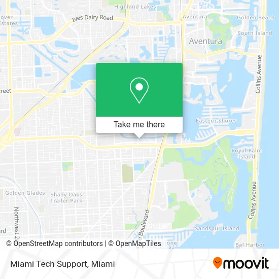 Miami Tech Support map
