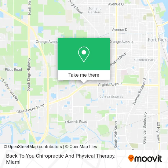 Back To You Chiropractic And Physical Therapy map