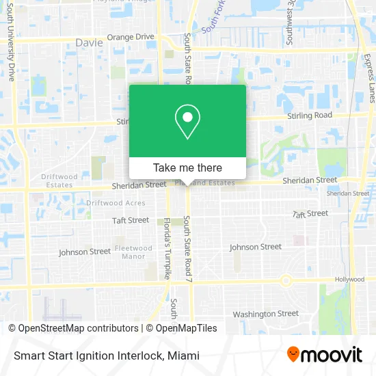 Smart Start Ignition Interlock map