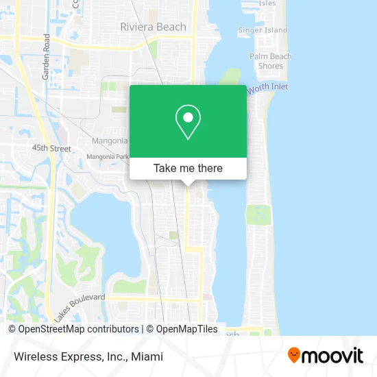 Wireless Express, Inc. map