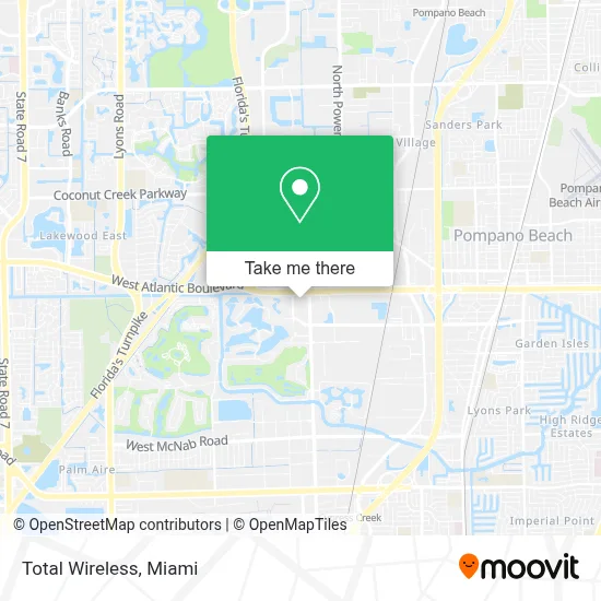 Total Wireless map