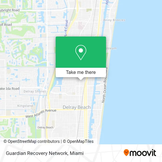 Guardian Recovery Network map