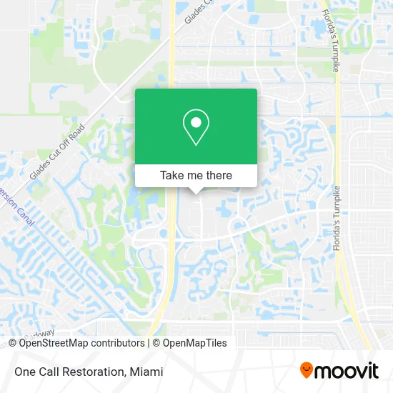 One Call Restoration map