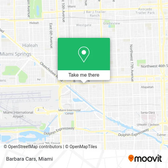 Barbara Cars map