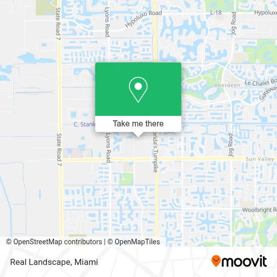 Real Landscape map