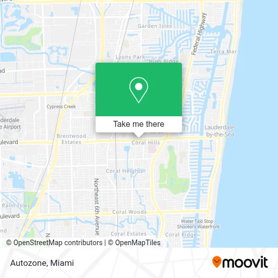 Autozone map