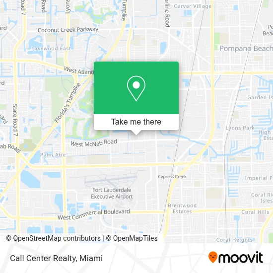 Call Center Realty map