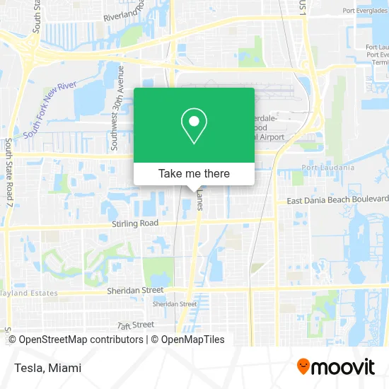 Tesla map