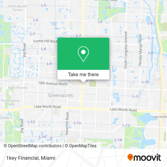 1key Financial map