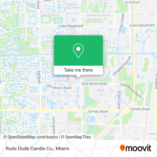 Rude Dude Candle Co. map