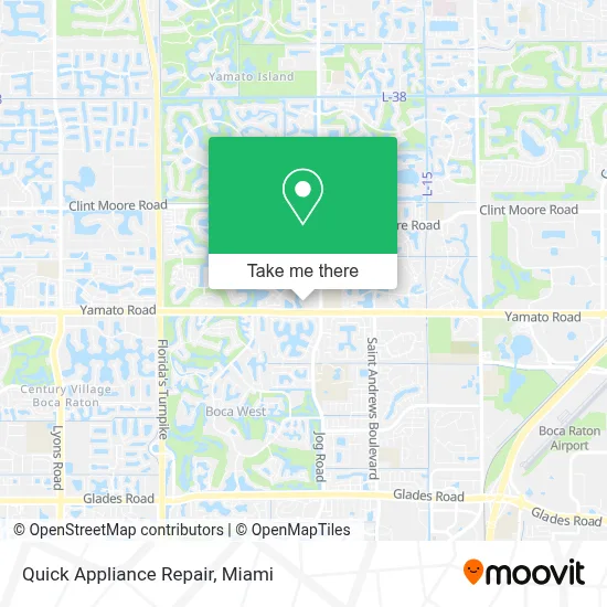 Quick Appliance Repair map