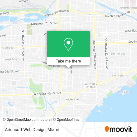 Ariehsoft Web Design map