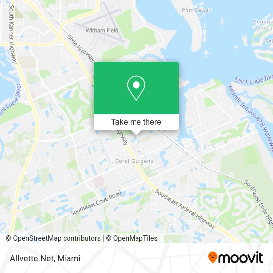 Allvette.Net map
