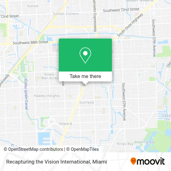 Recapturing the Vision International map