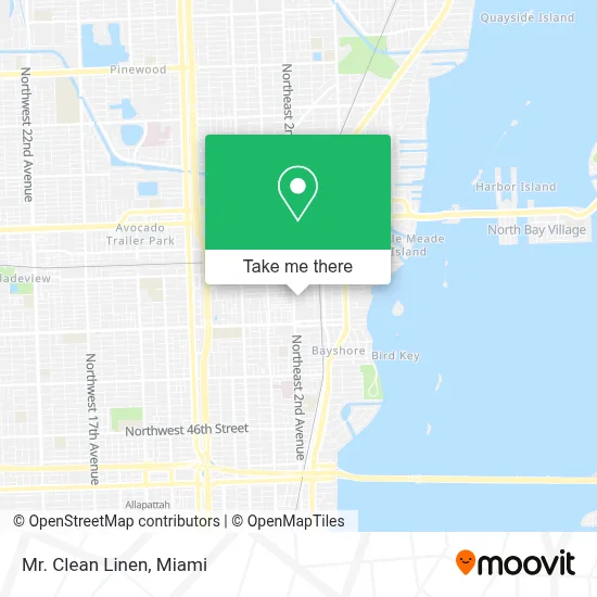 Mr. Clean Linen map