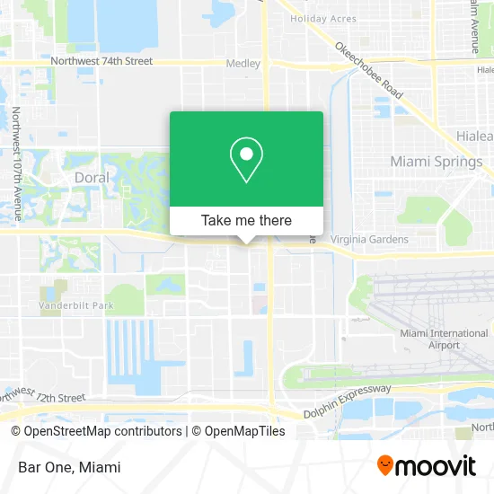 Bar One map
