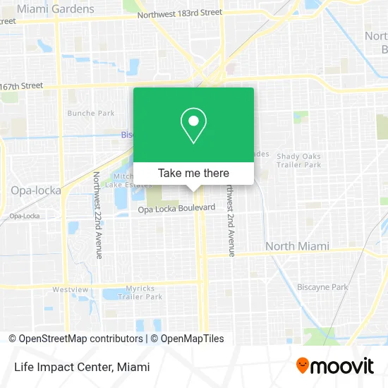 Life Impact Center map