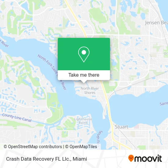 Crash Data Recovery FL Llc. map