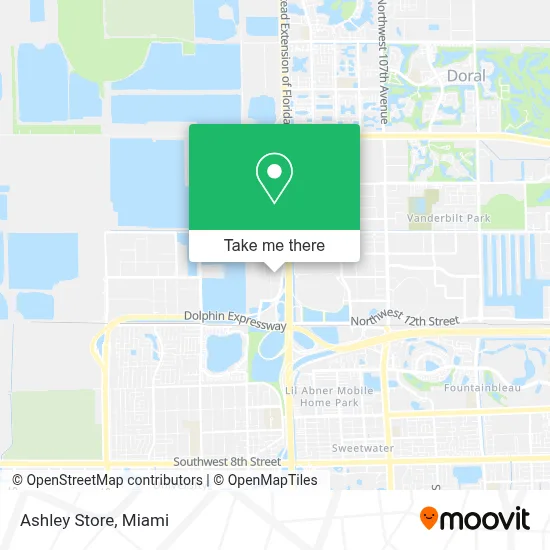 Ashley Store map