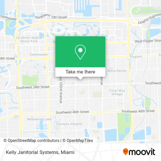 Kelly Janitorial Systems map