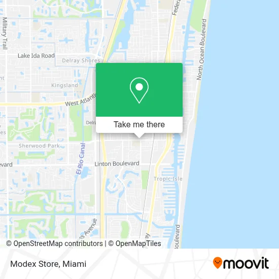 Modex Store map