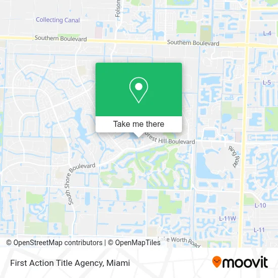 First Action Title Agency map