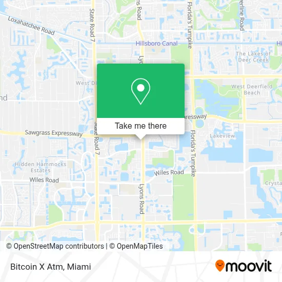 Bitcoin X Atm map